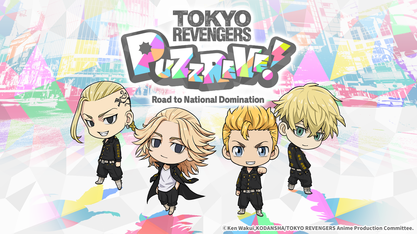 GOODROID Launches Tokyo Revengers PUZZ REVE! Road to National Domination  Globally